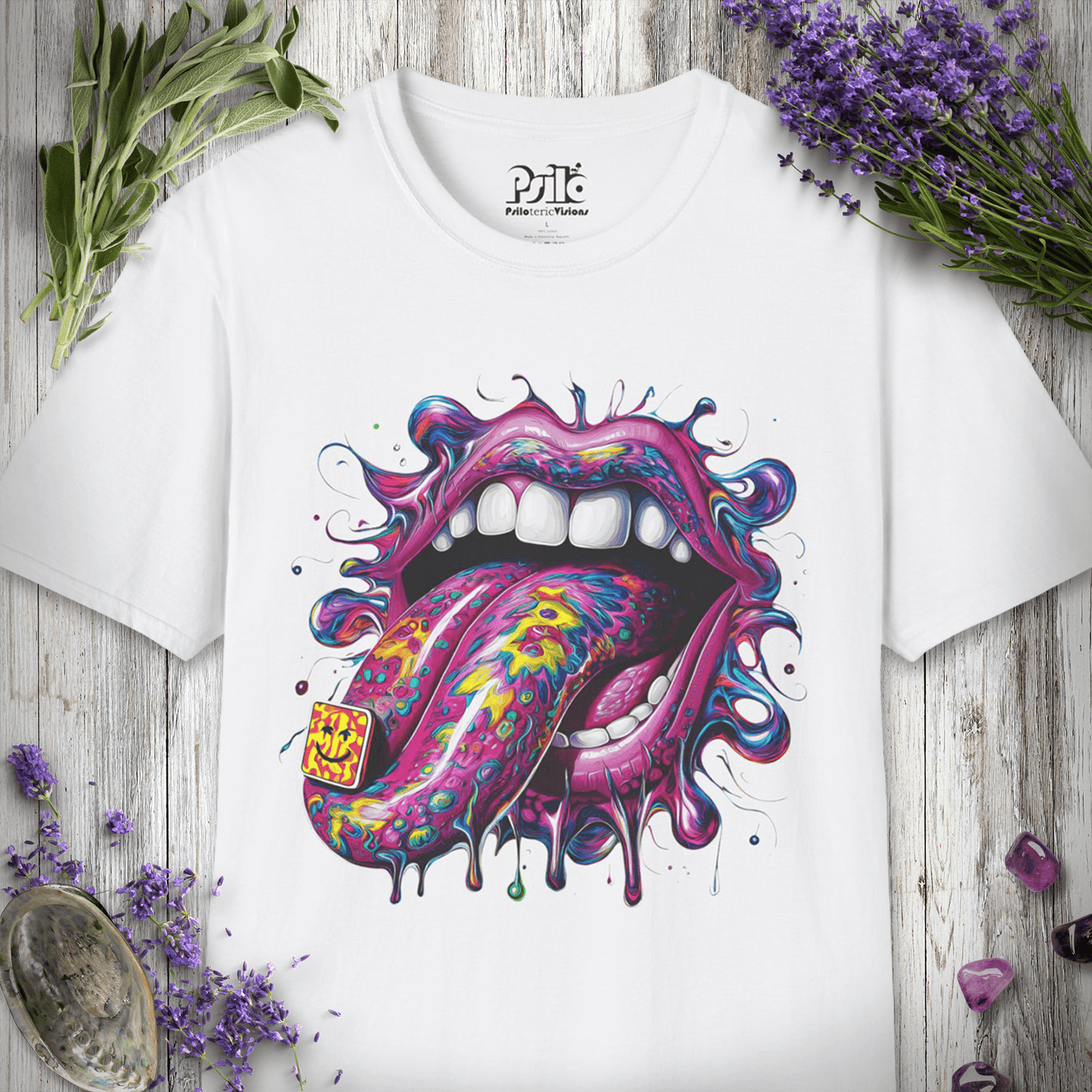 Psychedelic Acid Tongue T-Shirt