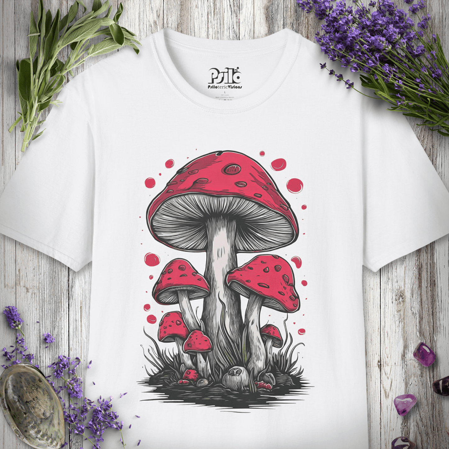 Red Mushrooms T-Shirt