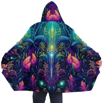 "Orchidious" HOODED CLOAK