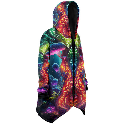 "Fungal Abyss" HOODED CLOAK
