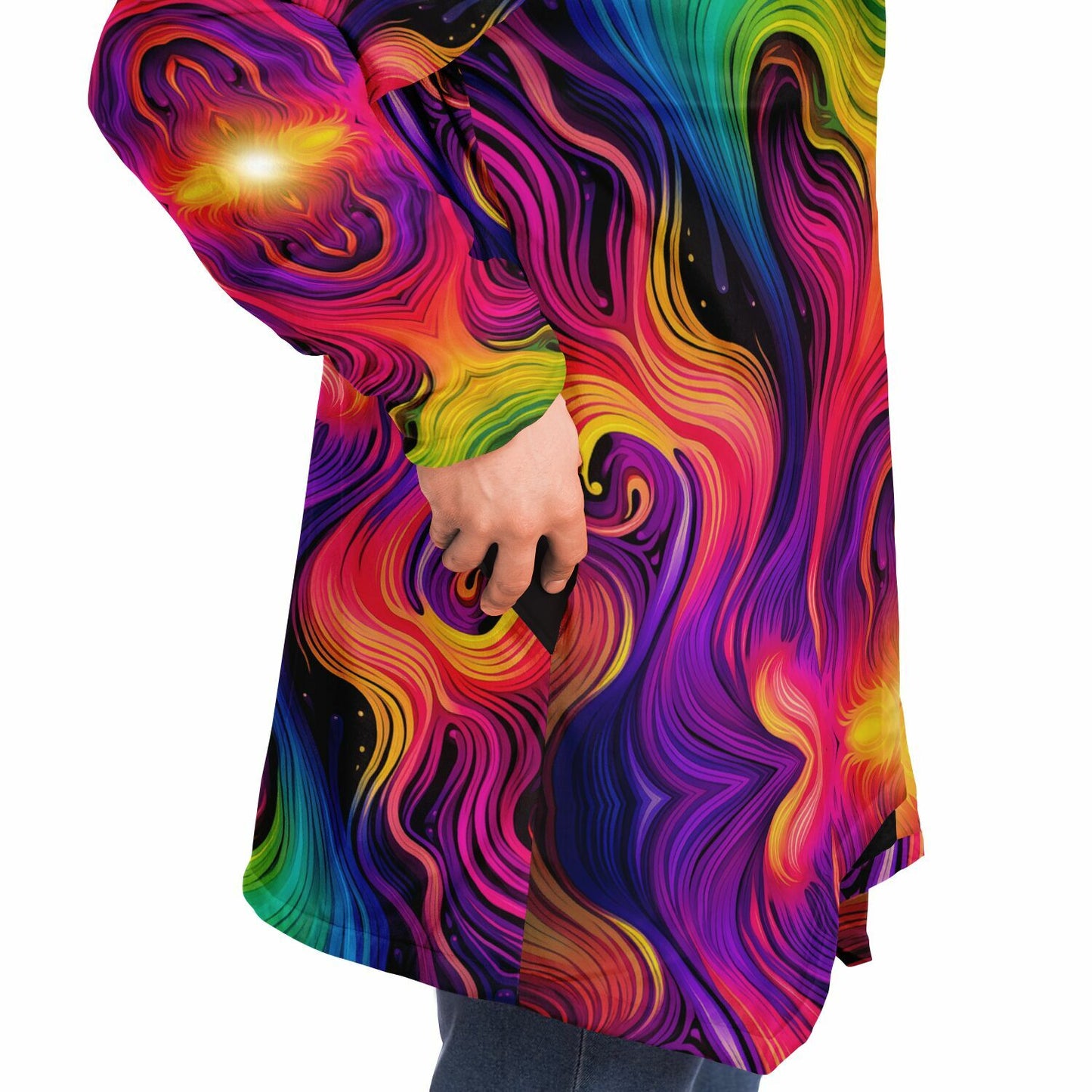 "Cosmic Currents" HOODED CLOAK