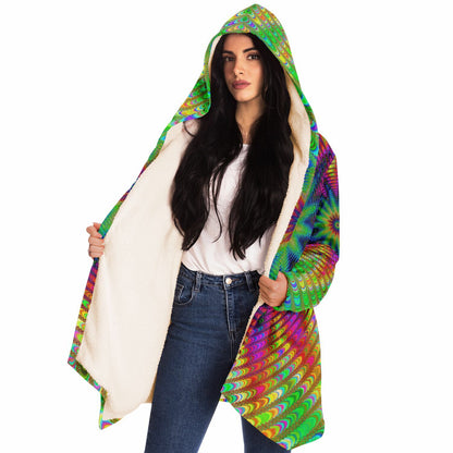 "Tie Dye Burst" HOODED CLOAK