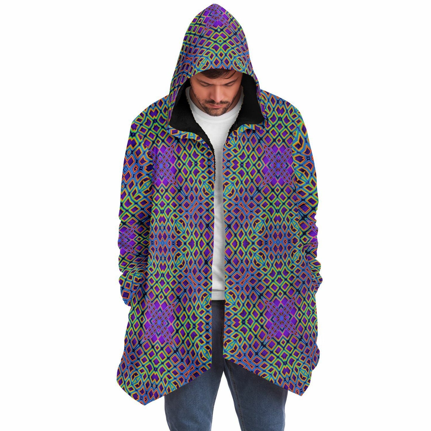"Cymatic Surge" HOODED CLOAK
