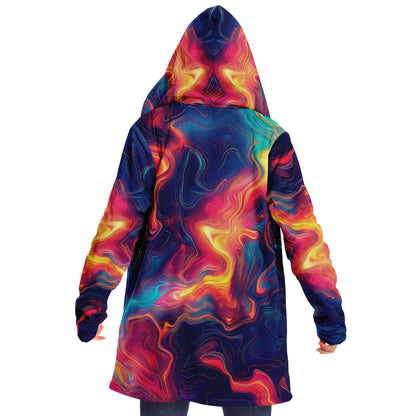 "Oil Valley" HOODED CLOAK