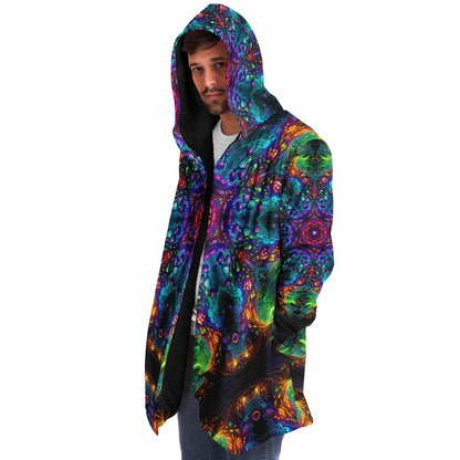 "Fungus Amongus Mandala" HOODED CLOAK