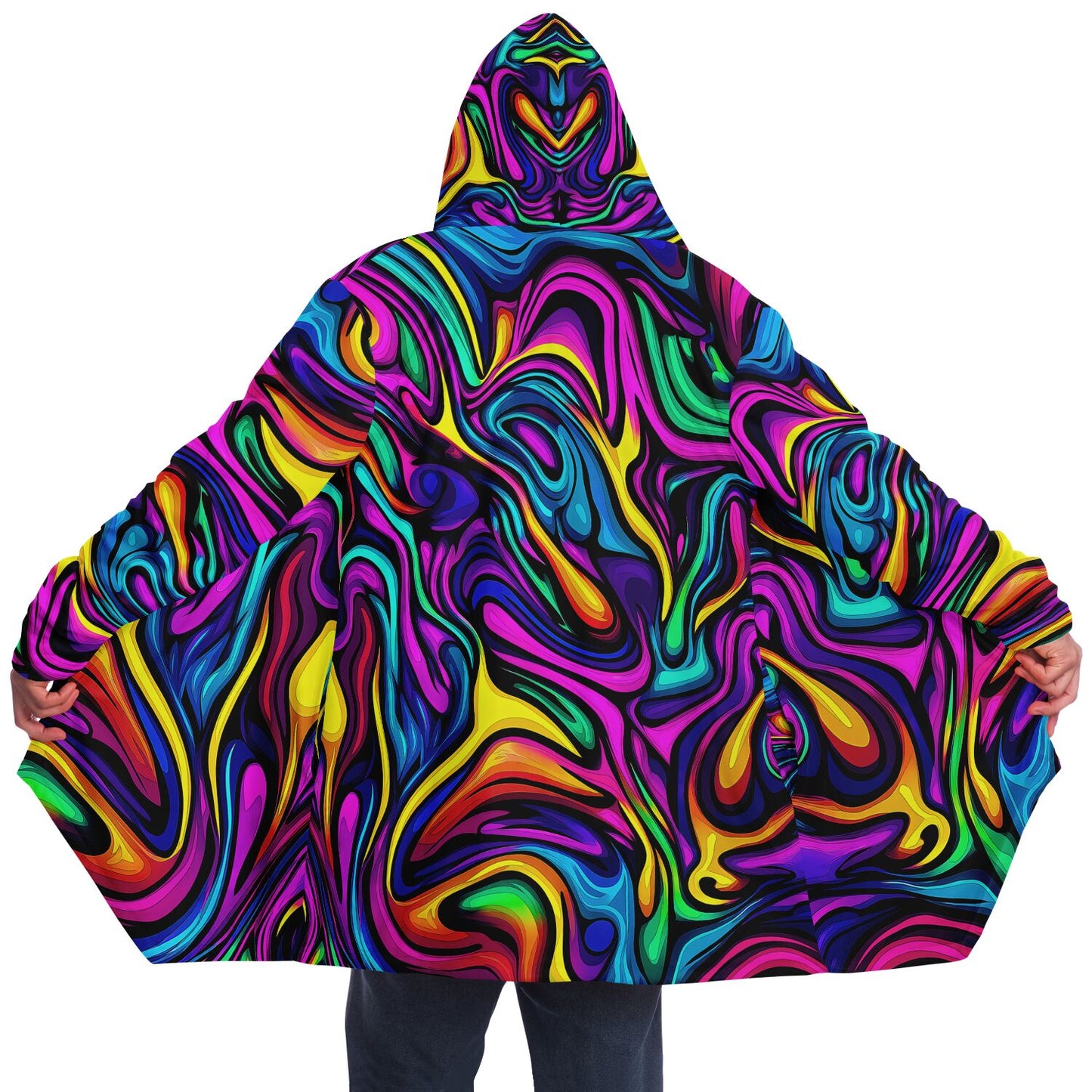 "Blend In or Don't" HOODED CLOAK