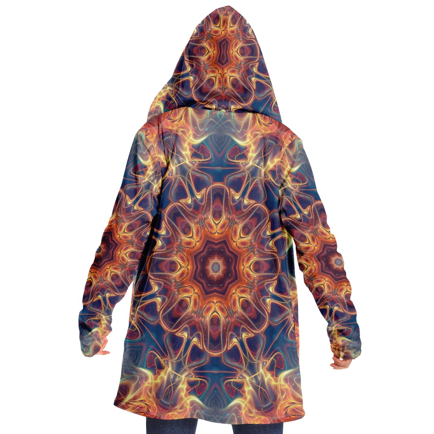 "Aquatic Rays" HOODED CLOAK