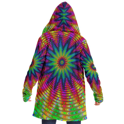 "Tie Dye Burst" HOODED CLOAK