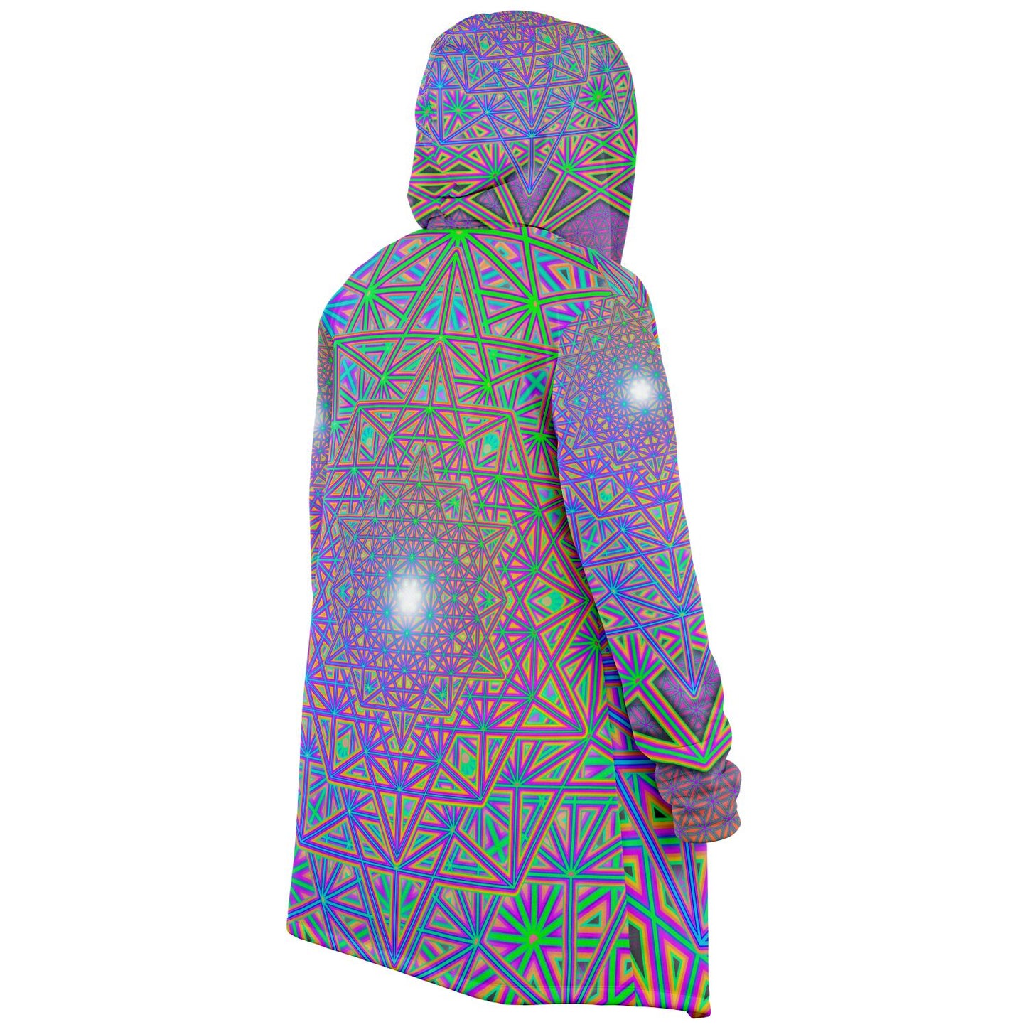 "Flower of Tron" HOODED CLOAK