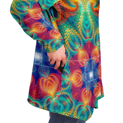 "Free Your Mind - Fibonacci Spiral" HOODED CLOAK