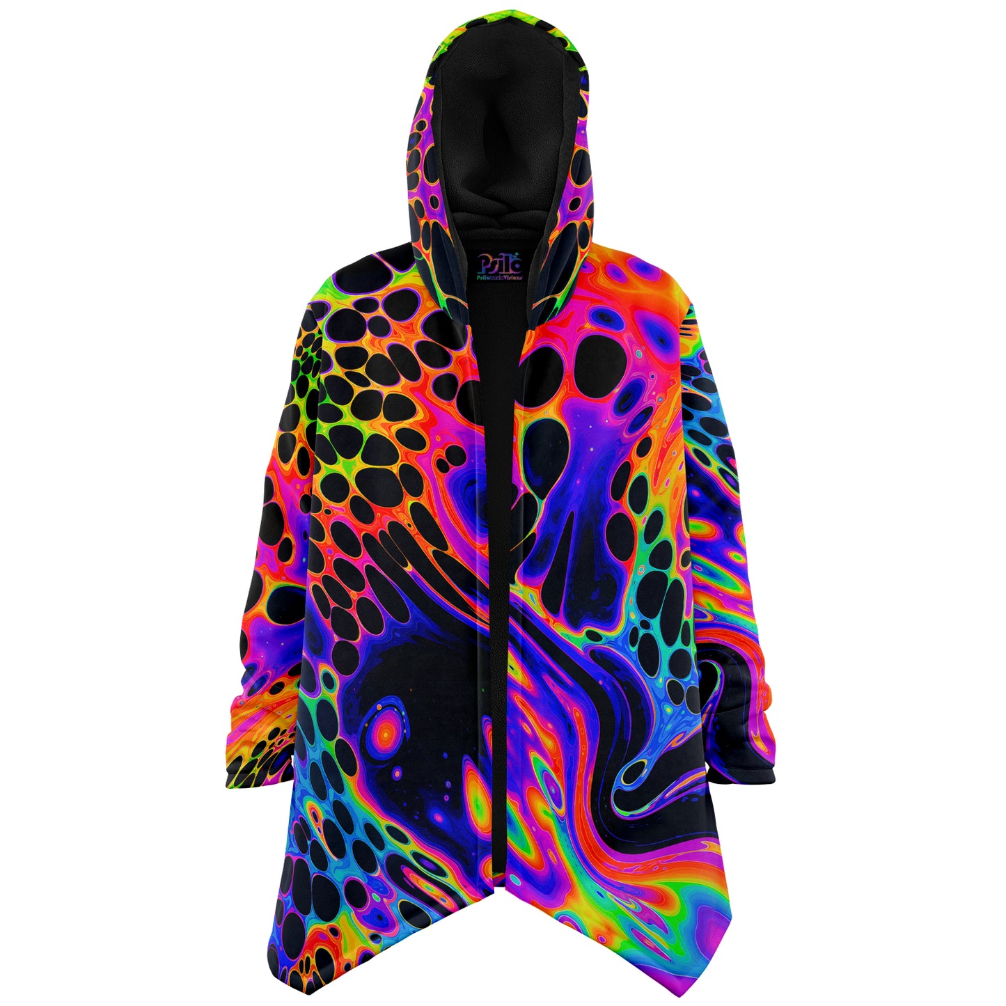 "Auroric Spill" HOODED CLOAK