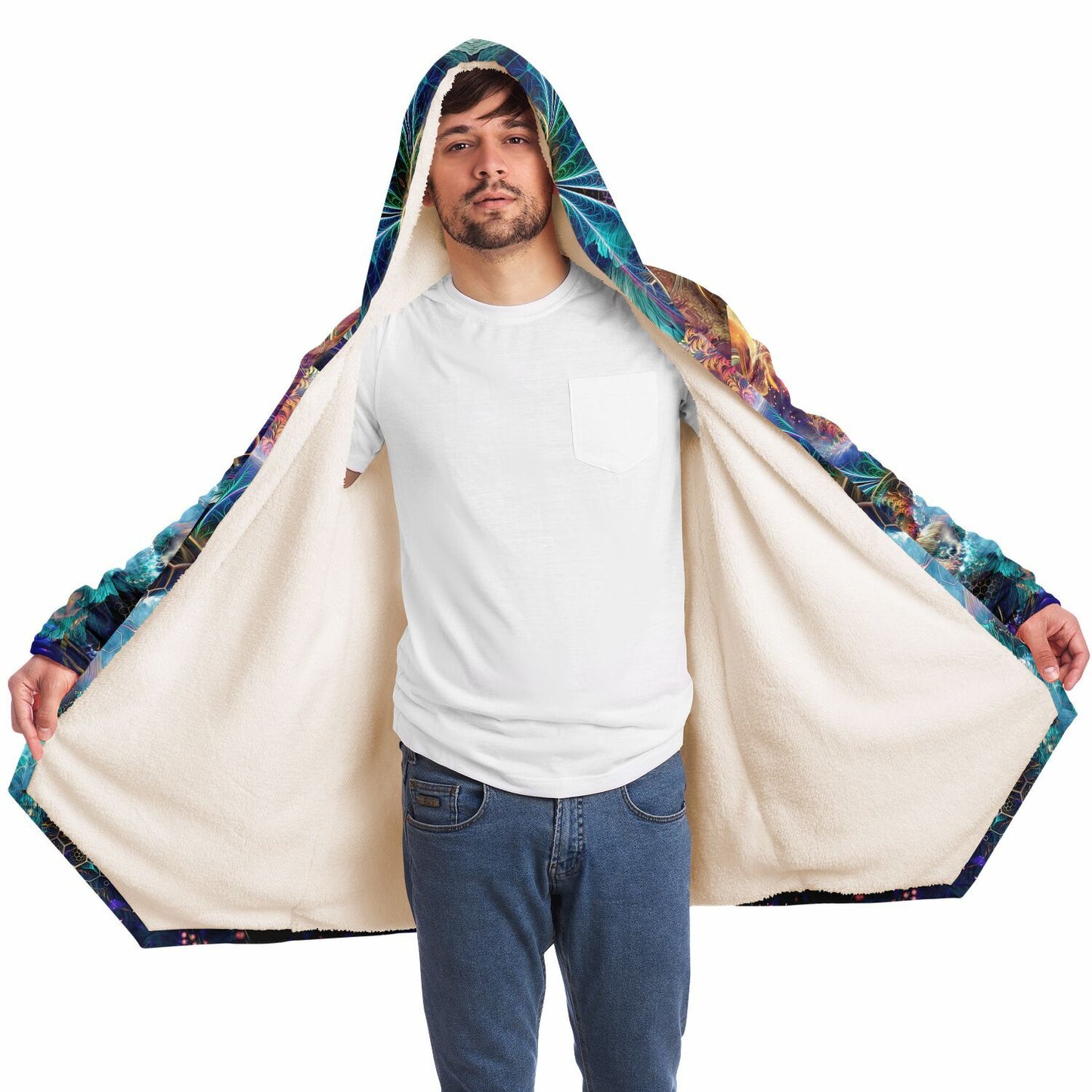 "Source of Creativity" HOODED CLOAK