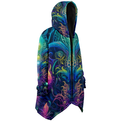 "Orchidious" HOODED CLOAK