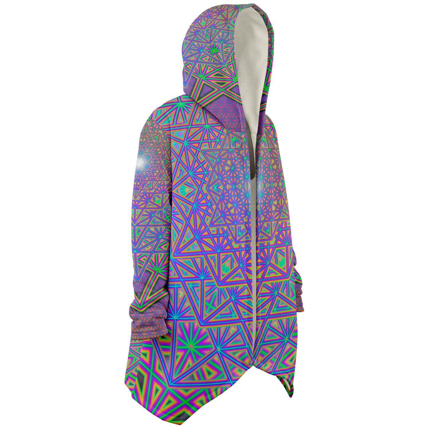 "Flower of Tron" HOODED CLOAK