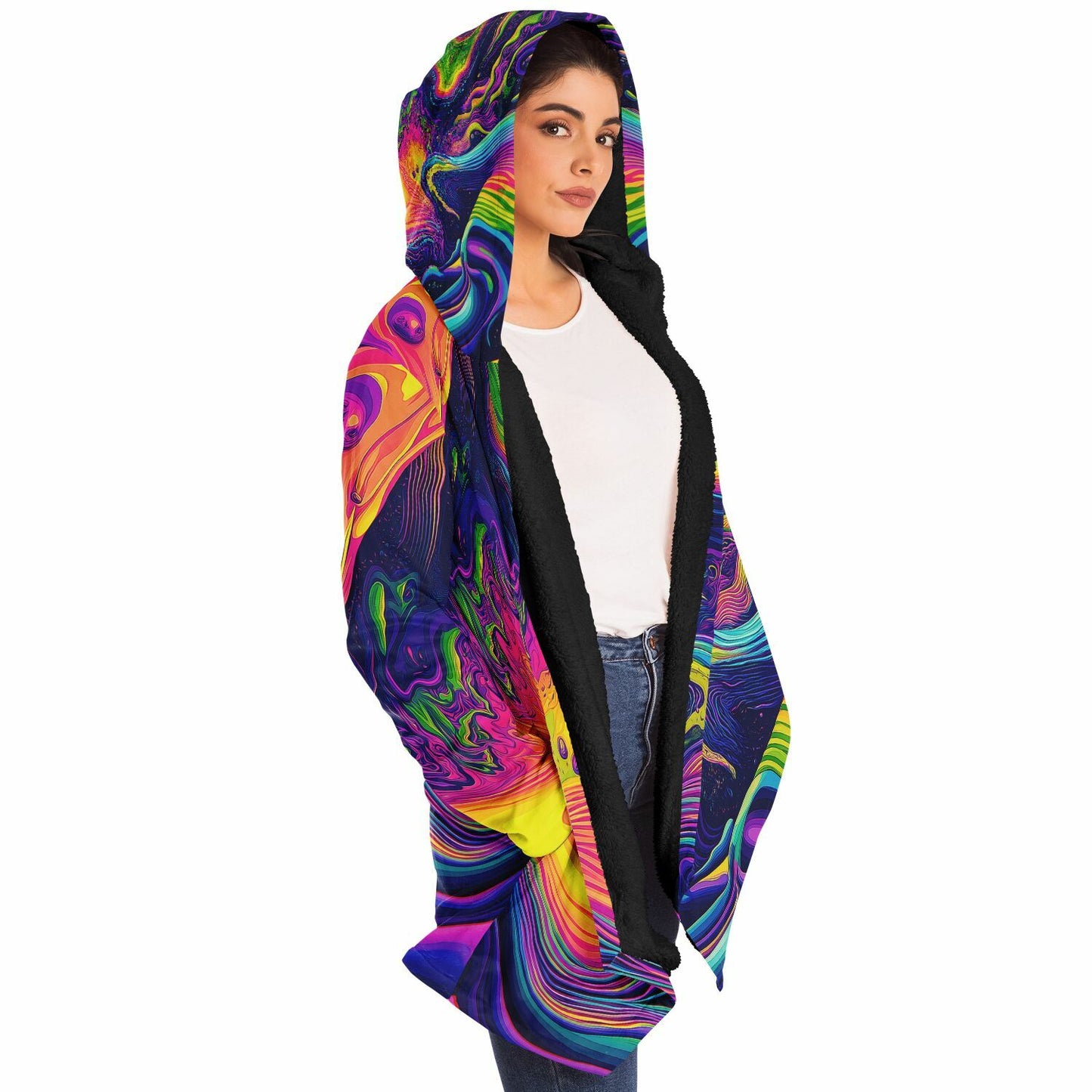 "Dimension 1111" HOODED CLOAK