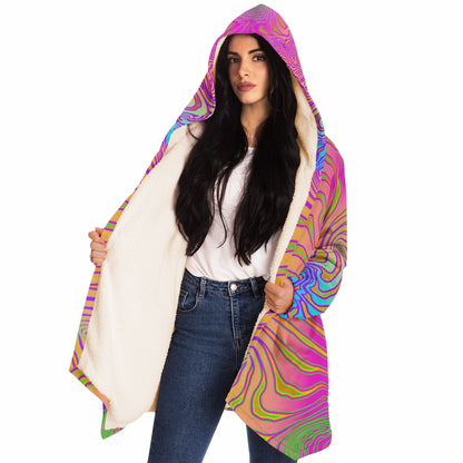 "Neon King" HOODED CLOAK