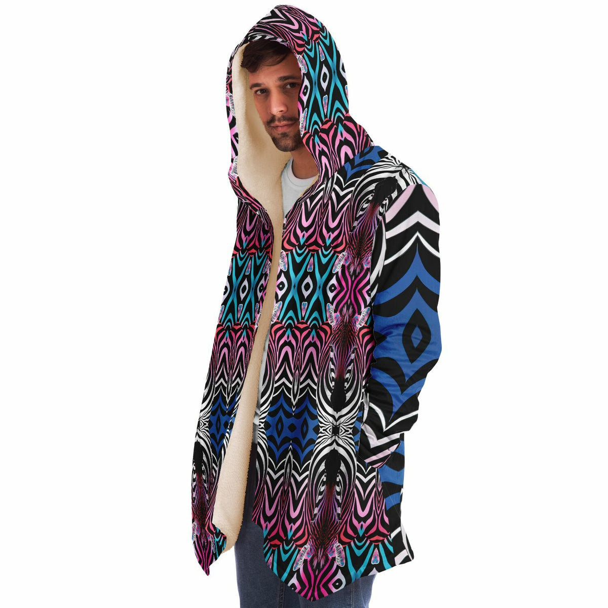 "Psybra" HOODED CLOAK