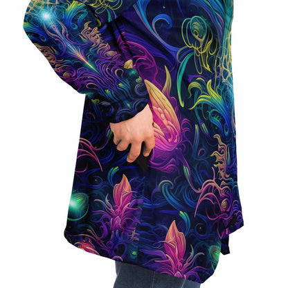 "Orchidious" HOODED CLOAK