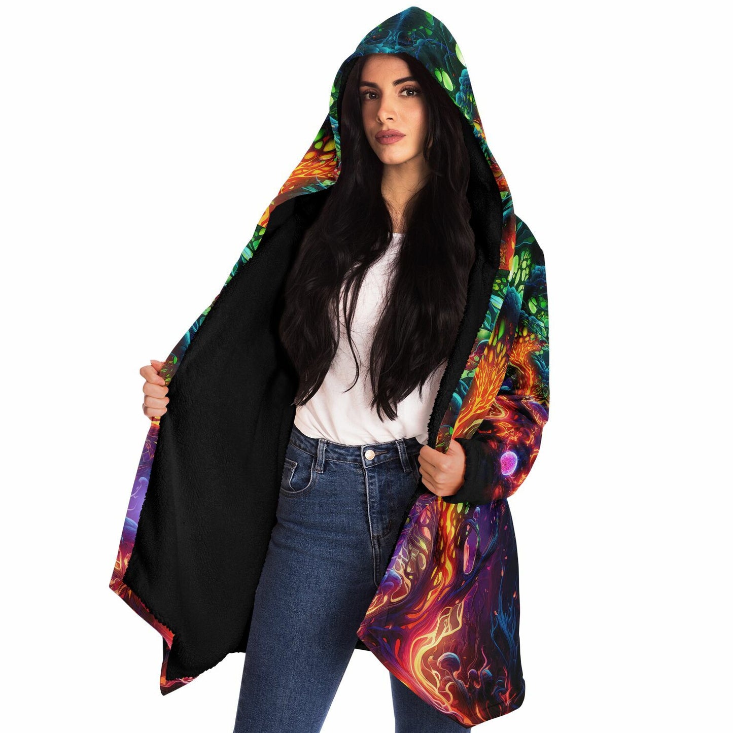 "Mush Dark So Color" HOODED CLOAK copy