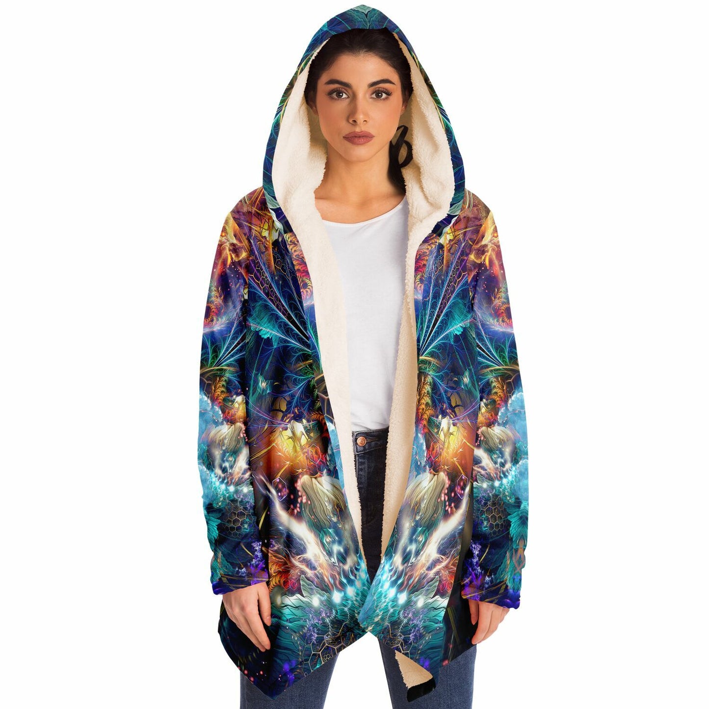 "Source of Creativity" HOODED CLOAK