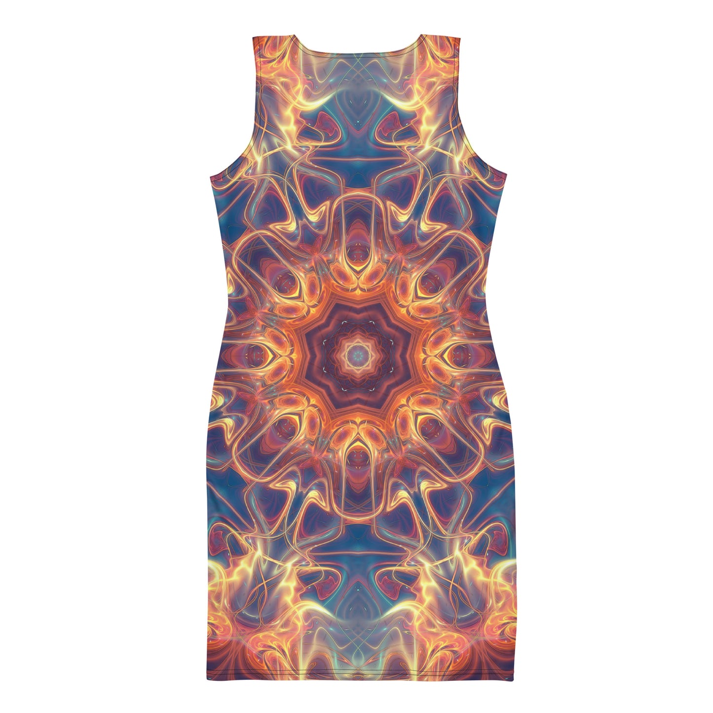 "Aquatic Rays" Bodycon FITTED DRESS