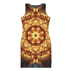 "Totem Sun" FITTED DRESS