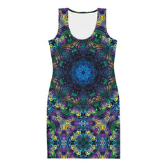 "Awakened Pattern" FITTED DRESS
