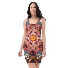"Reaching for Light" FITTED DRESS