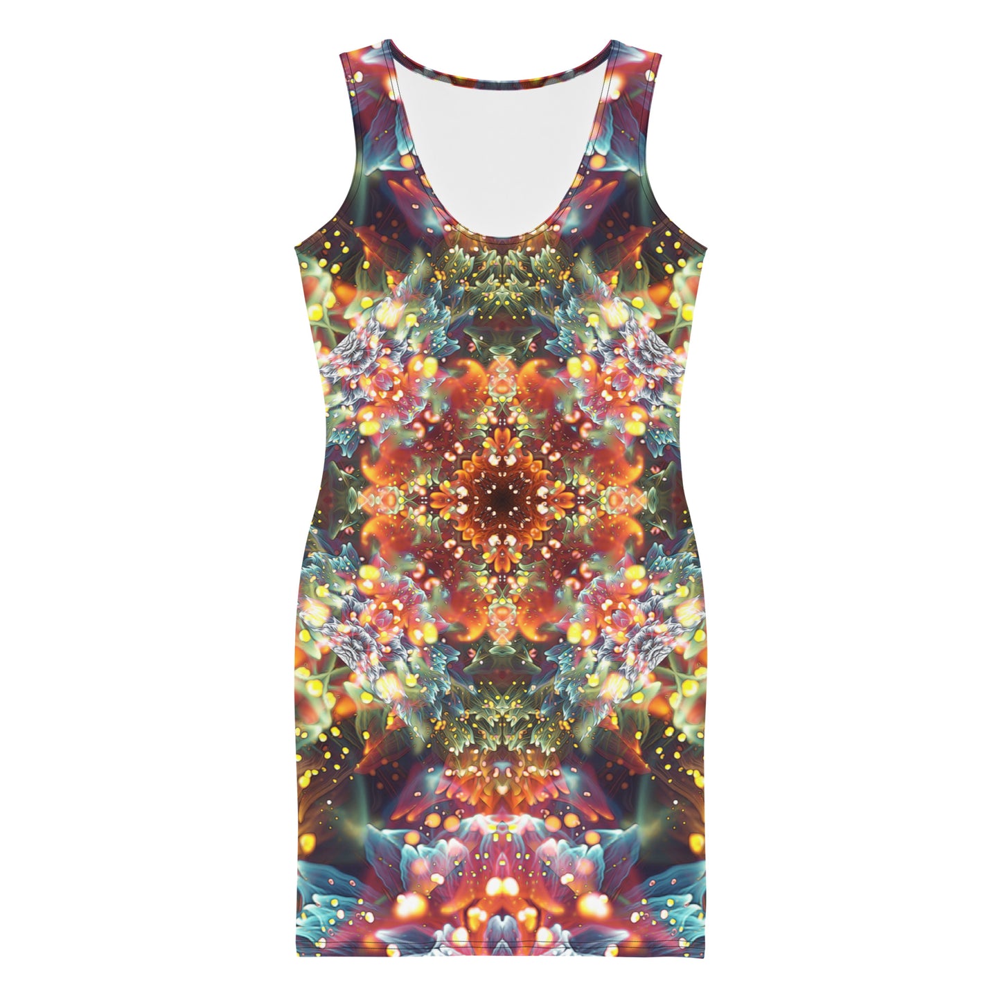 "Kaleidobloom" Bodycon FITTED DRESS