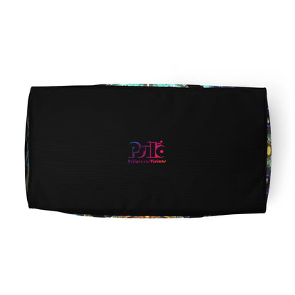 Bottom view of the Density 432 duffle bag showing its flat base.