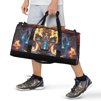 Front angle of the Wanderers duffle bag.