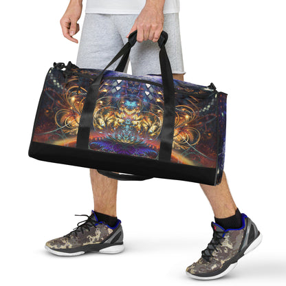 Front view of the Immortal Truth duffle bag.