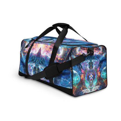 Left-front angle of the Soul Seeker duffle bag.