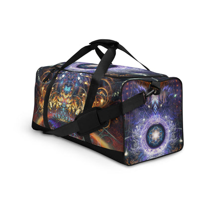 Left-front angle of the Immortal Truth duffle bag.