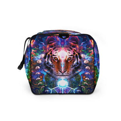 Left side view of the Hunter's Moon duffle bag.