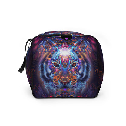 Left side view of the Empurrress duffle bag.