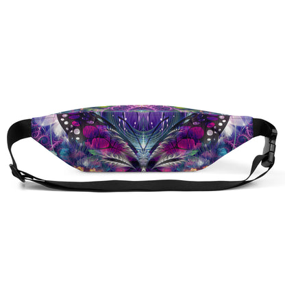 Back panel of the Emergence fanny pack.