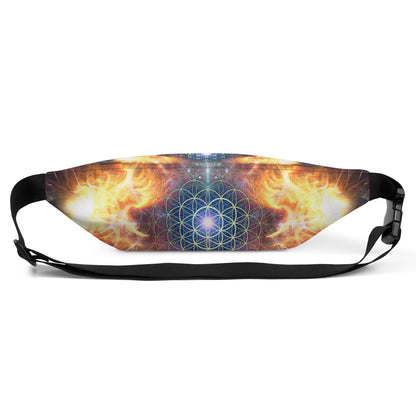 Back panel of the Source fanny pack.