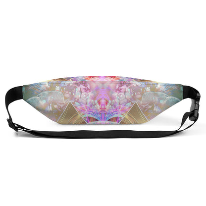 Back panel of the Primordial Soup fanny pack.