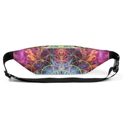 Back panel of the Genesis fanny pack.