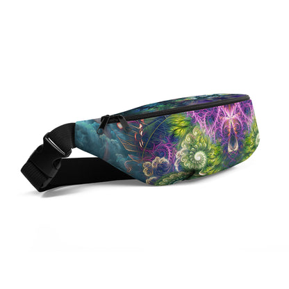 Side view of the Emergence fanny pack showing the adjustable strap.