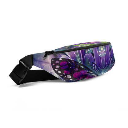 Side view of the Emergence fanny pack showing the adjustable strap.