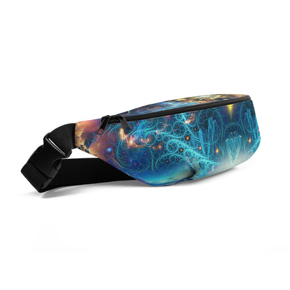 Side view of the Polaris fanny pack showing the adjustable strap.