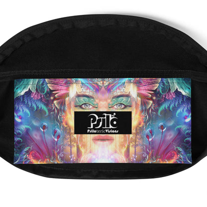 Close-up of the Medicina fanny pack's small inner pocket.