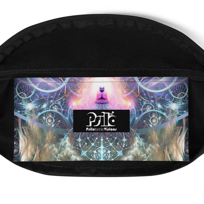 Close-up of the Alchemist's Breath fanny pack's small inner pocket.