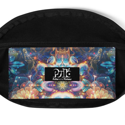 Close-up of the Polaris fanny pack's small inner pocket.