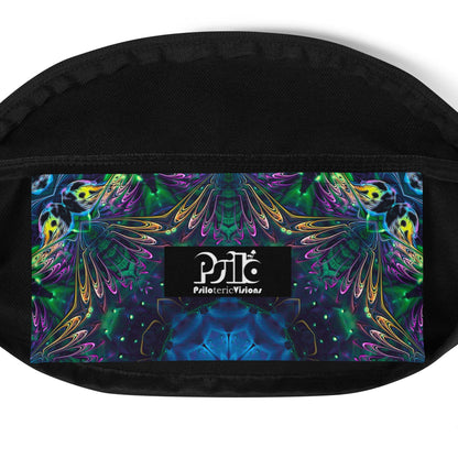 Close-up of the front pocket on the Awakened V2 fanny pack.