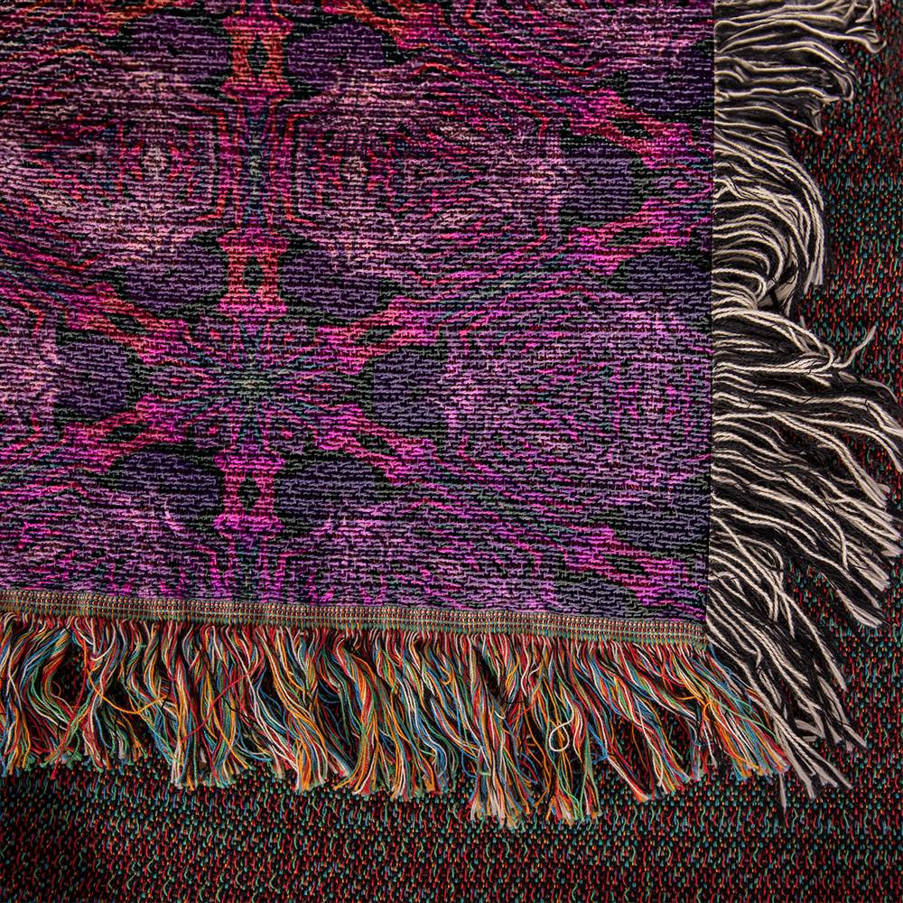 "Forged In Neon" WOVEN BLANKET