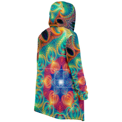 "Free Your Mind - Fibonacci Spiral" HOODED CLOAK