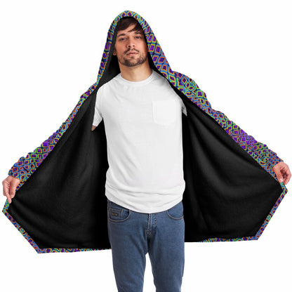 "Cymatic Surge" HOODED CLOAK